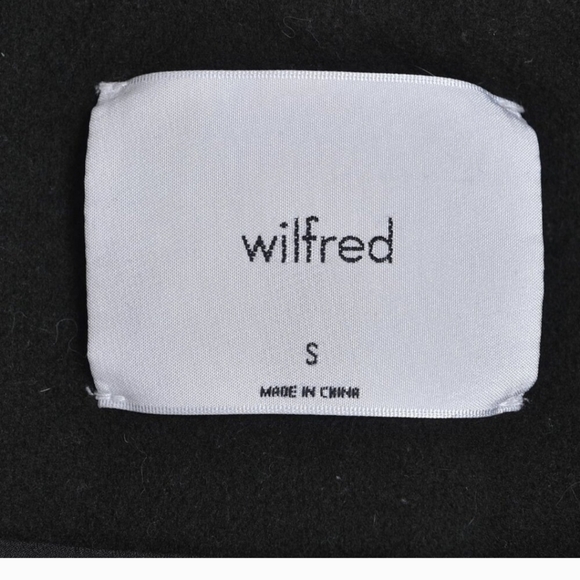 Aritzia Wilfred Cocoon Coat Jacket Wool Cashmere Green Size Small - Picture 11 of 14